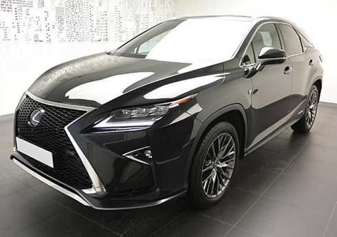 Svart Lexus RX450H AWD F-Sport stulen i Vällingby, Stockholm